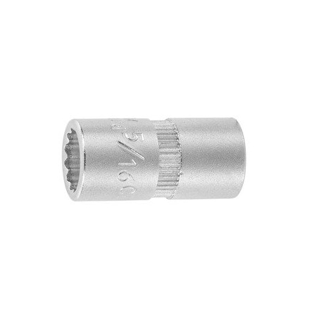 Holex 1/4 inch Drive Socket, 12 pt, 5/16 inch, 630962.3125 630962 5/16